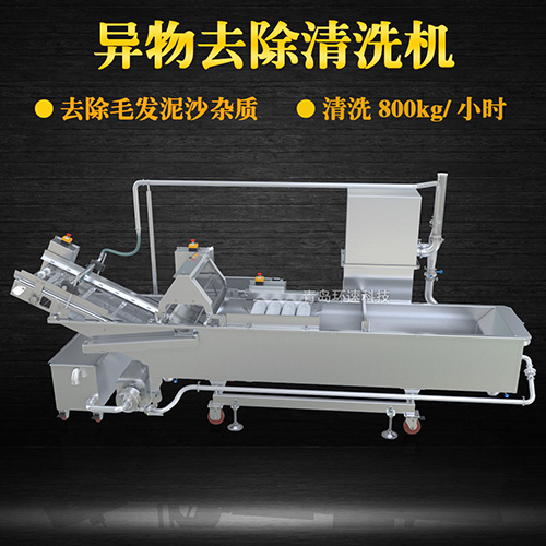 商用專業(yè)果蔬清洗機，氣泡清洗，清洗800kg小時